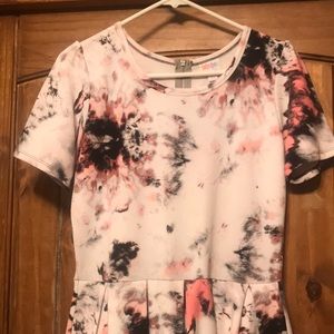 Lularoe Tie Dye Amelia Dress
